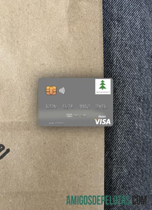 Cartão de débito Visa do Banco Comercial Eden do Sudão do Sul Photolook Front modelo